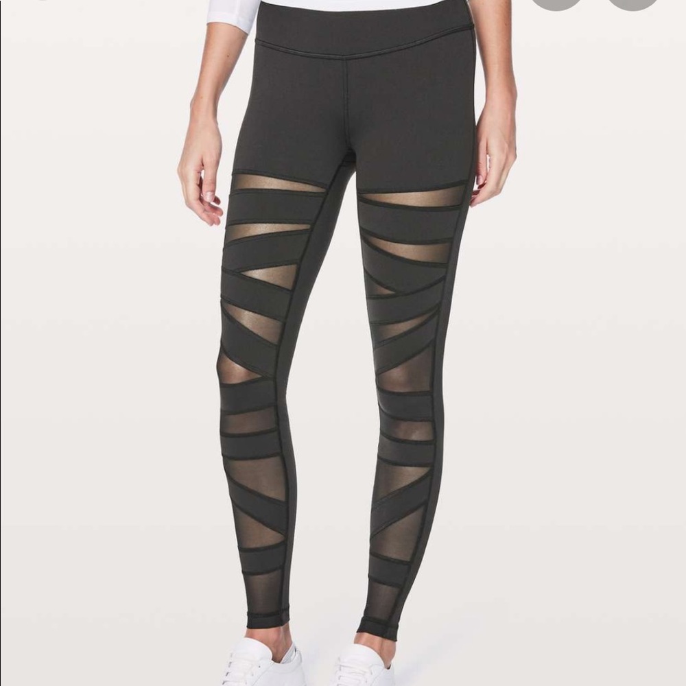 Lululemon wunder under pant (mesh tech)